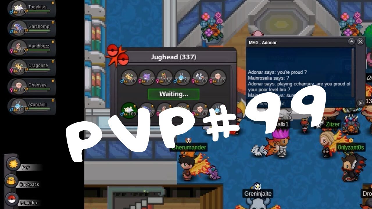 MainRoselia : PVP DAYS ...  (Pokemon Revolution Online)