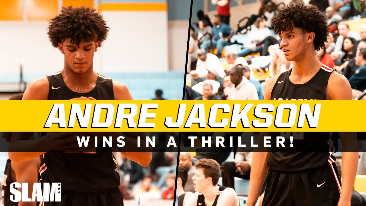 ANDRE JACKSON and Albany Academy win in a THRILLER