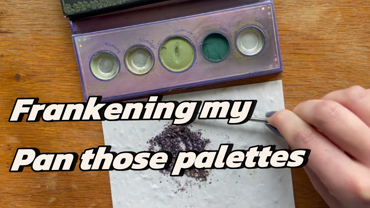 Frankening and depotting my #panthosepalettes