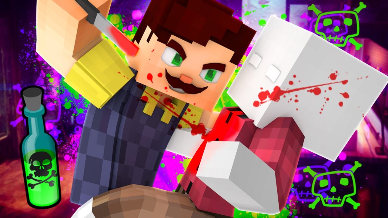 HELLO NEIGHBOR - HIS DEEPEST DARKEST SECRET!!! (Minecraft Roleplay)