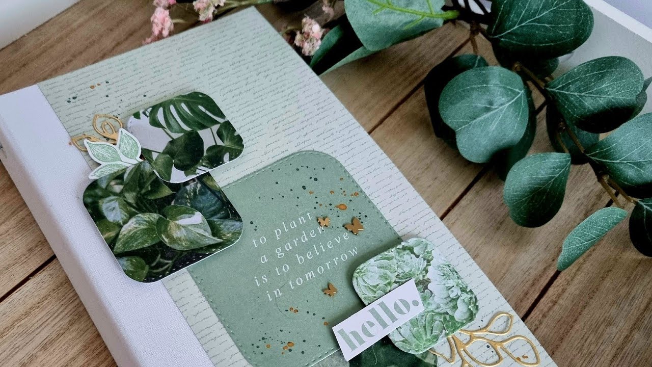 Notizbücher von #Action aufhübschen, 12x12 Block #craftsensation, Buchrücken mit Leinen beziehen