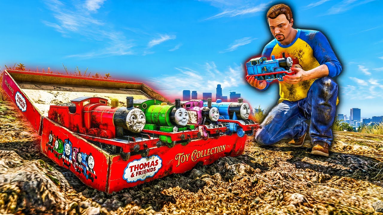 Finding ABANDONED Thomas and Friends Toys in GTA 5!