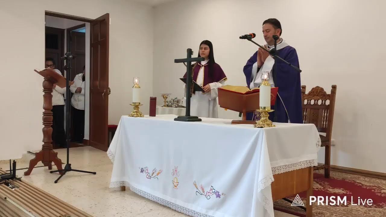 #SantaMisa 💜
Miércoles 
4 marzo 2026
2da. Semana de Cuaresma
#prosariolakera 💒