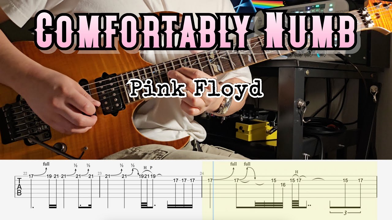 [TAB] Pink Floyd - Comfortably Numb (Guitar Solo with Tabs)