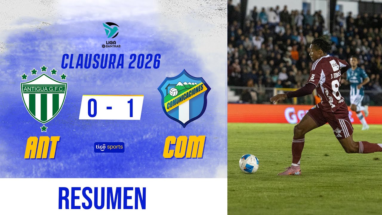 EL CAMPEÓN CAE ANTE LOS CREMAS | Antigua GFC 0-1 Comunicaciones | Resumen Completo