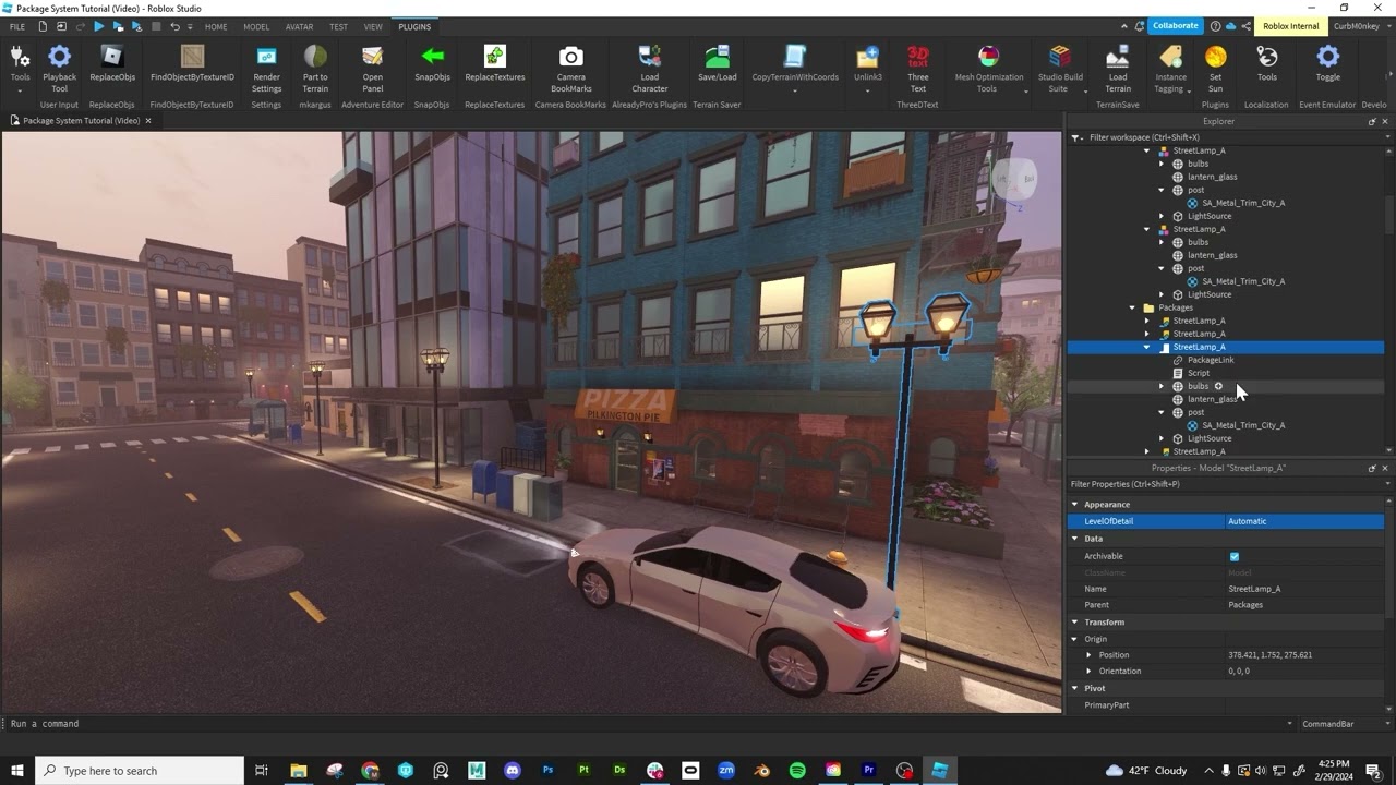 Roblox Studio: Package System Tutorial Series 1 of 3 Package Basics