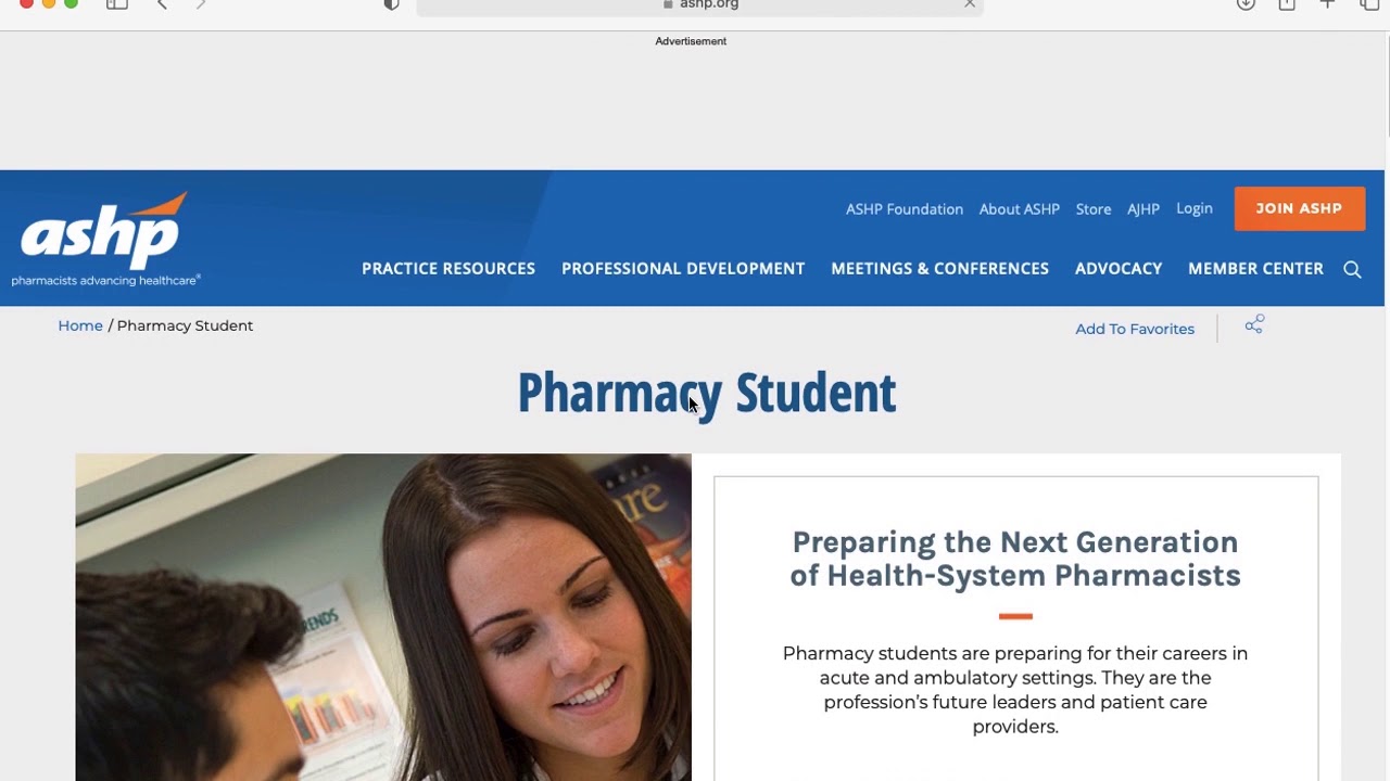 ASHP Connect Tutorial for Students