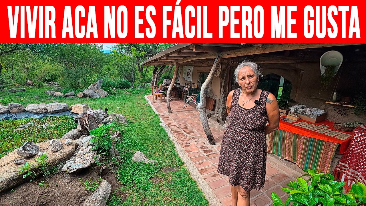 Así Vive una MUJER SOLA, que se HIZO SU CASA DE BARRO en pleno MONTE CORDOBÉS [Mujeres Valientes]