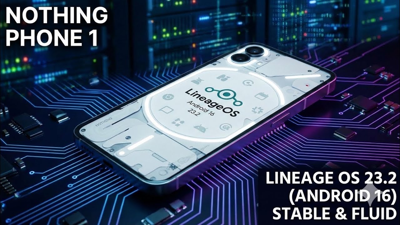 Возрождение Nothing Phone 1 с помощью LineageOS 23