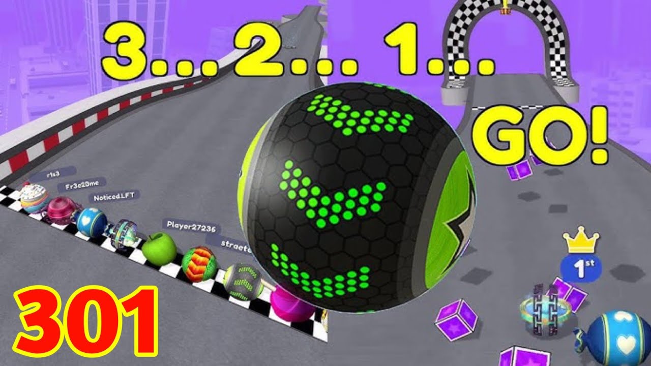 Going Balls, SpeedRun, Going Balls Portal Run Gameplay Level 301