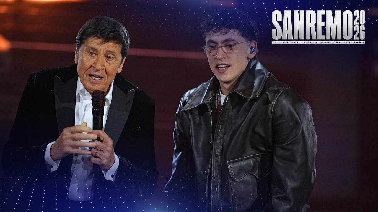 Sanremo 2026 - Tredici Pietro e Gianni Morandi con Galeffi, Fudasca & Band cantano Vita
