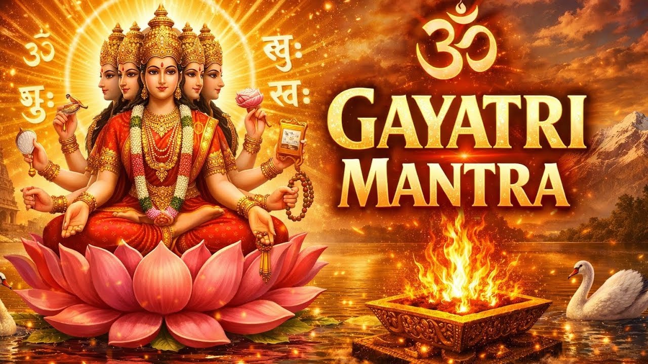 🕉 Gayatri Mantra | गायत्री मंत्र 🕉️ | Most Powerful Mantra for Peace & Positive Energy ✨ #chanting 