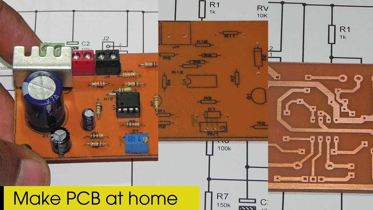 أفضل طريقة لإنجاز الدارات الإلكترونية HOW TO MAKE PCB