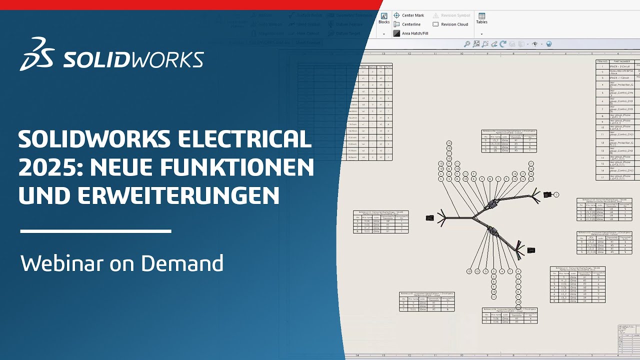 Neue Funktionen und Erweiterungen in SOLIDWORKS Electrical 2025