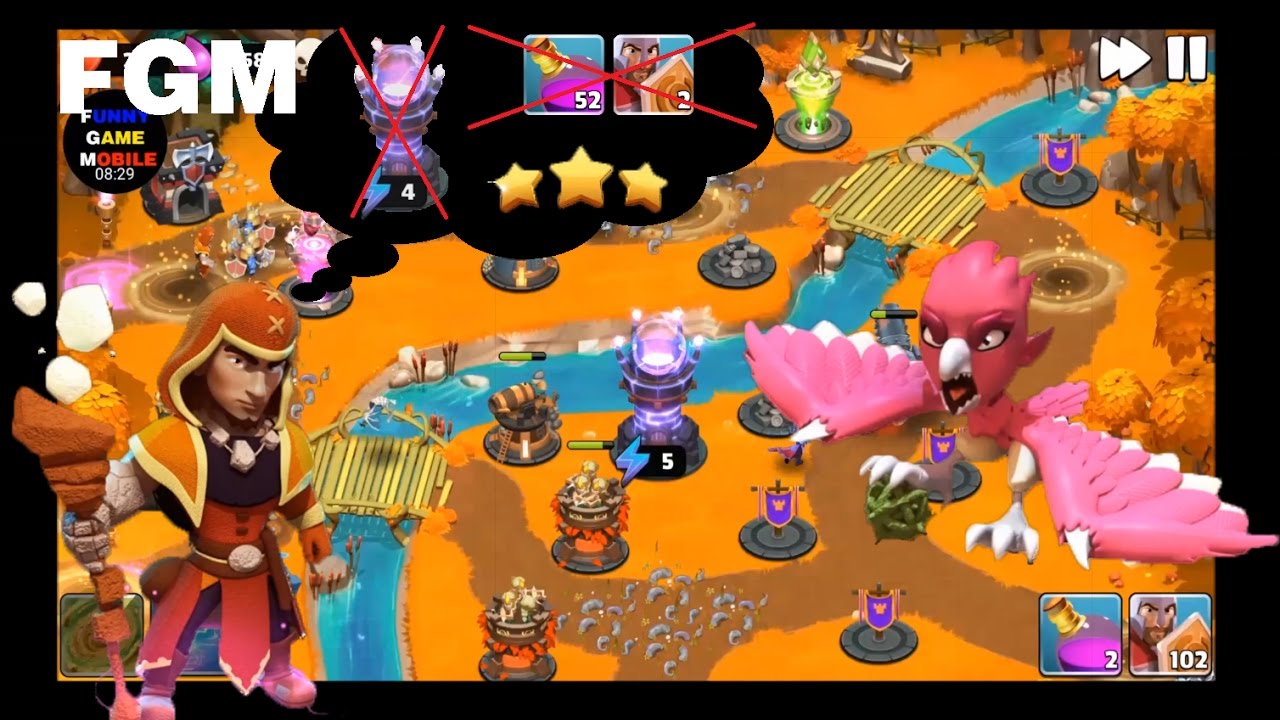 FGM - Castle Creeps TD: Chapter 18 - Lv69 - New Hero Vs New Creep