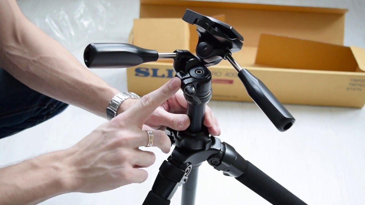 Распаковка и первые впечатления о штативе SLIK PRO 400DX / 700DX – поддержка сверхпрочных камер