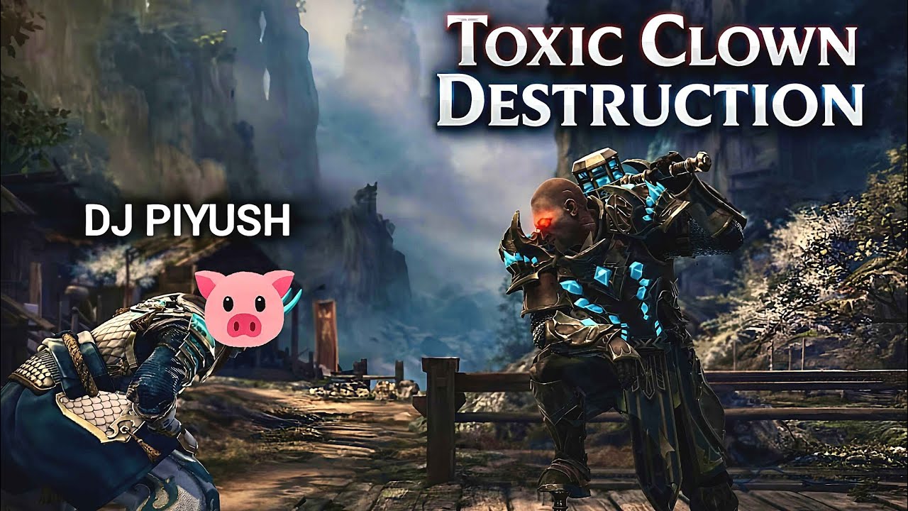 TOXIC CLOWN HUMILIATION 🔥 ft. DJ PIYUSH 🤡 | Shadow Fight 4 Arena | IND SFA
