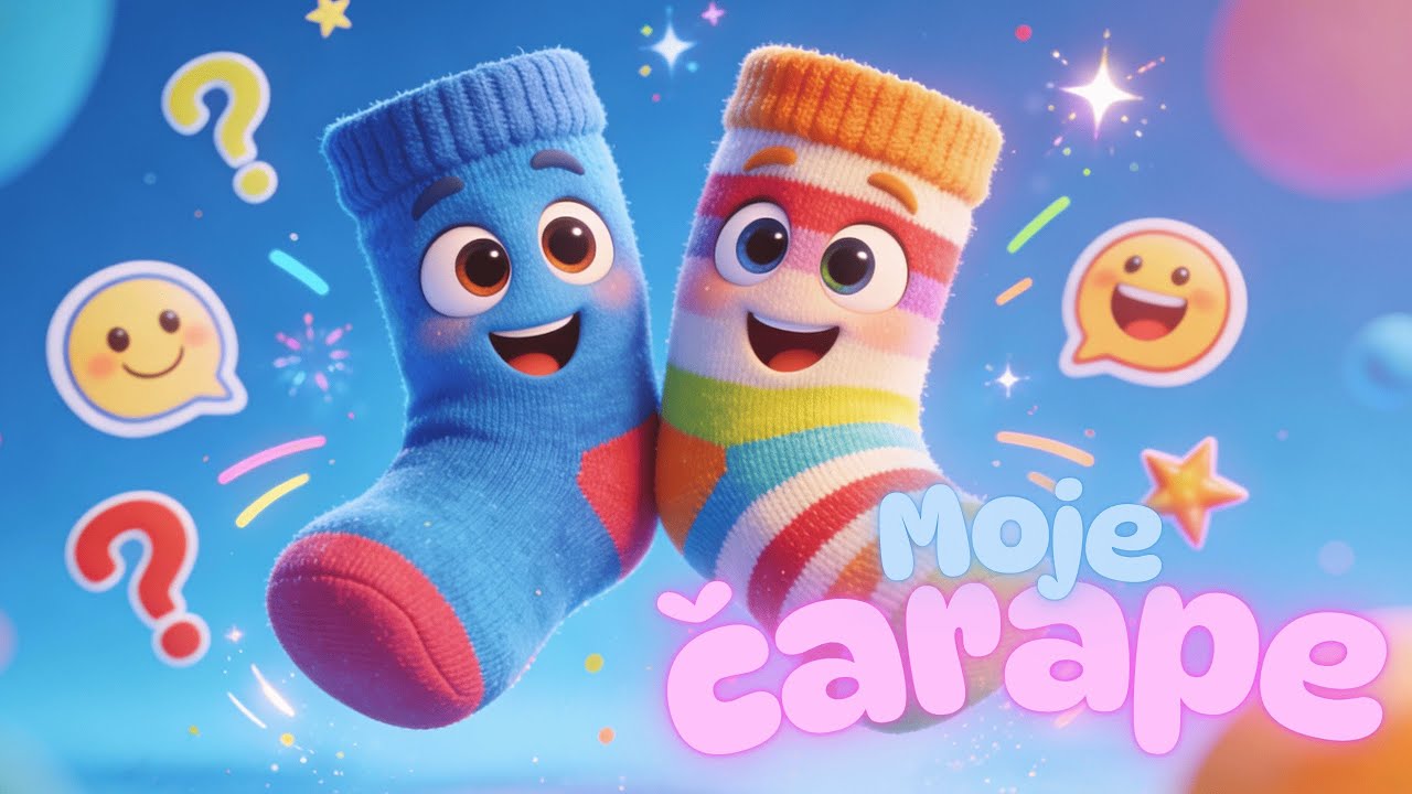 🧦 MOJE MAGIČNE ČARAPE SU PRESLATKE 😲✨ | Djeca IH OBOŽAVAJU 👶💖 | YouTube Kids HIT 🔥😍🧦🧦 Crtani, Pjesma