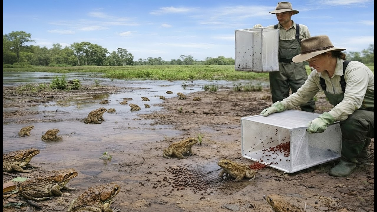 Australien Setzt Ameisen Gegen Die Giftigste Kröte Der Welt Ein; Schreckliches Ergebnis