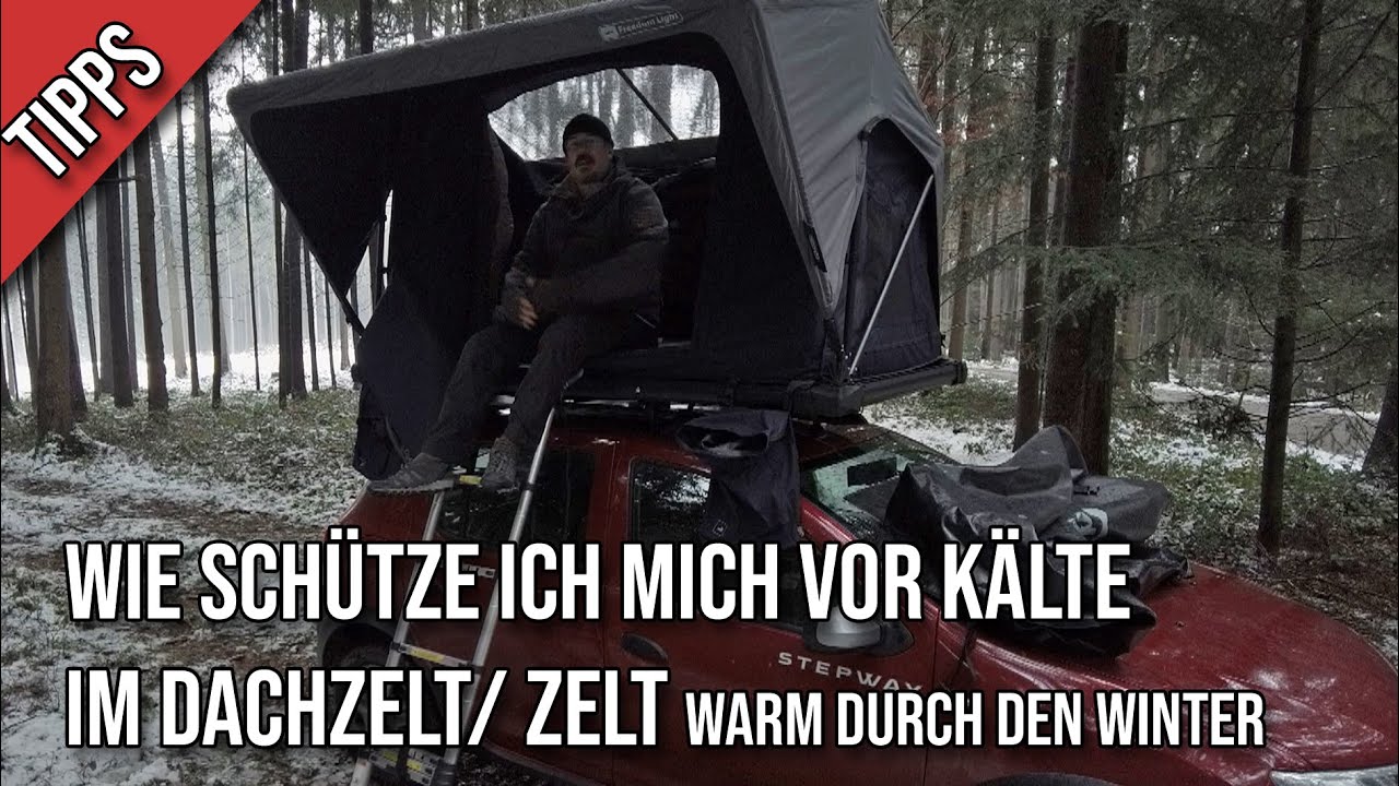 Wie schütze ich mich vor Kälte im Dachzelt/ Zelt - Warm durch den Winter Gewinne eine Heizdecke