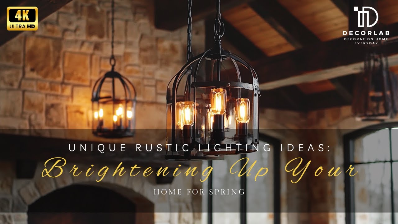 Unique Rustic Lighting Ideas: Brightening Up Your Home for Spring
