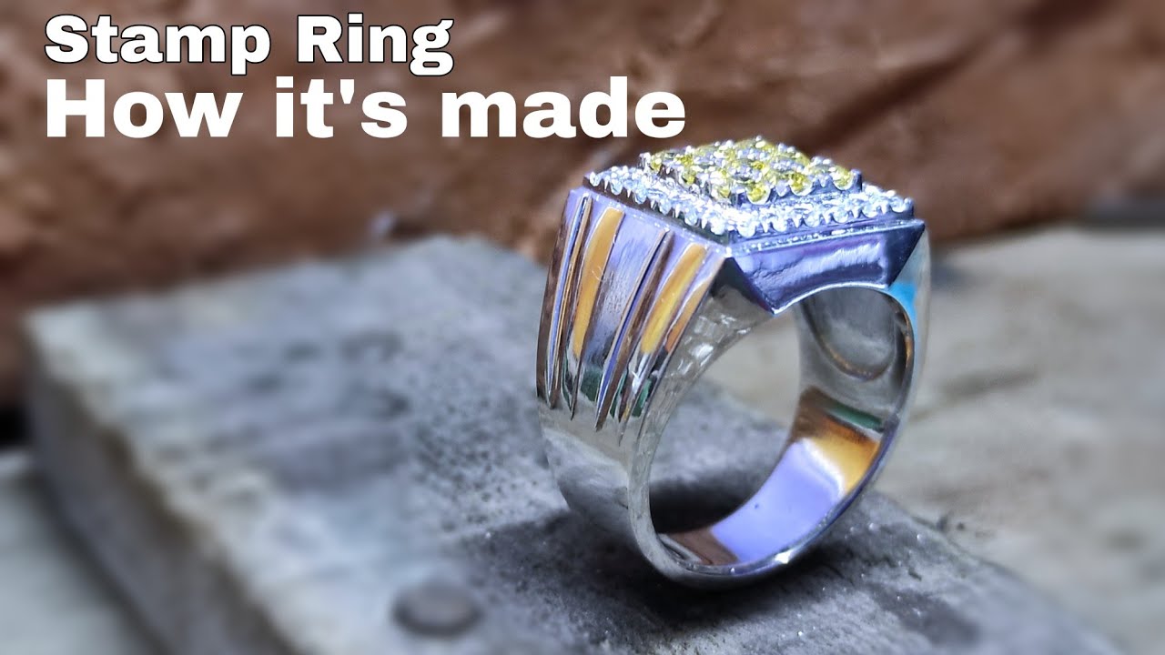 Membuat cincin stempel || cincin pria perak 925 || handmade