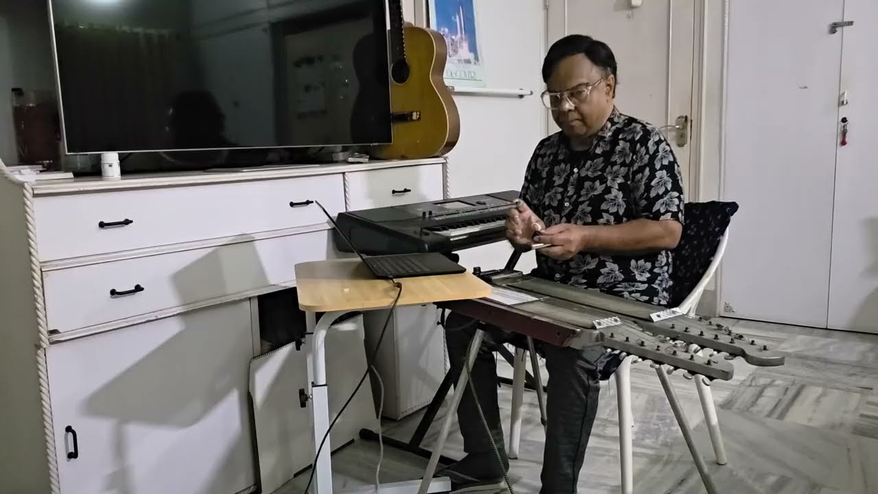 Tere liye   on Electric steel Guitar  🎸 by @Utpalmajumdar5308  🎧🎧