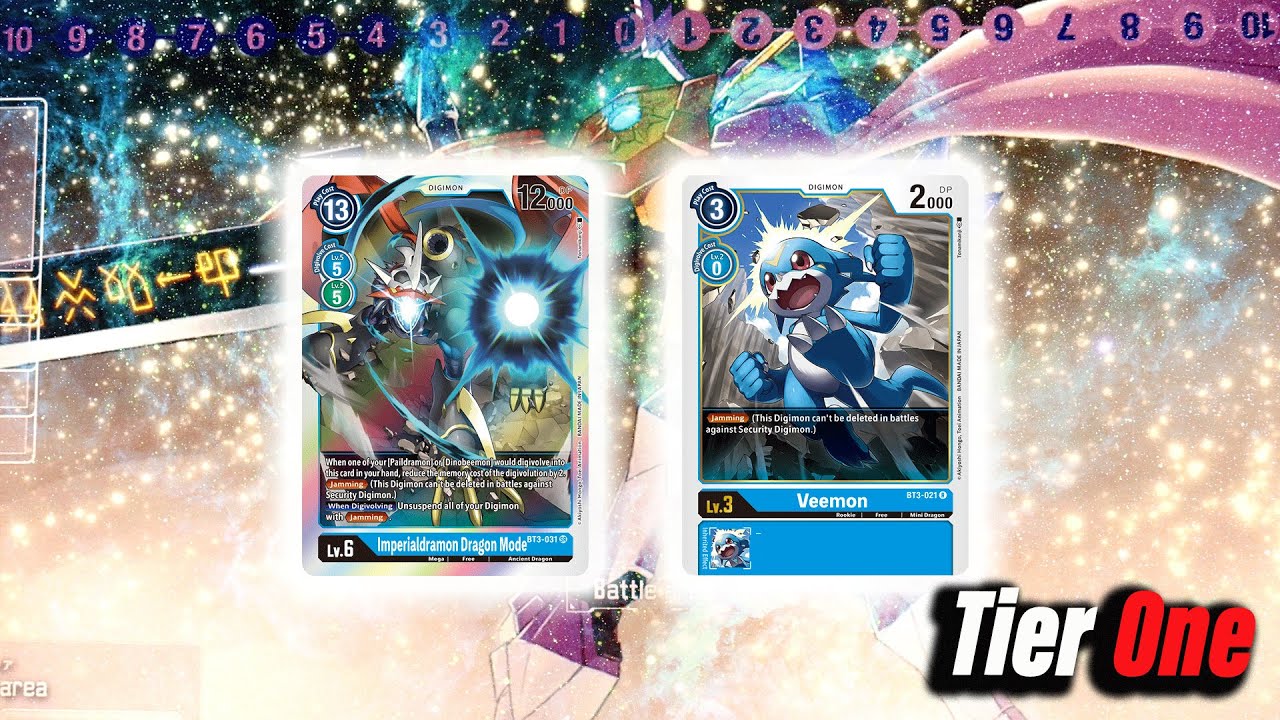 BEST Blue Imperialdramon Digimon TCG Deck Profile - Set 1.5 Format! Digimon Trading Card Game (2021)