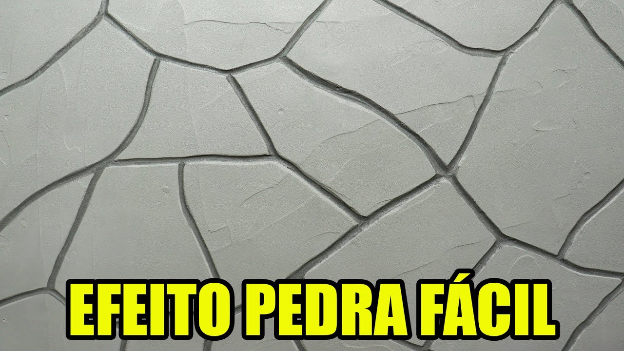 Efeito Pedra com Argamassa Mais F&aacute;cil do Mundo - Fa&ccedil;a Voc&ecirc; Mesmo