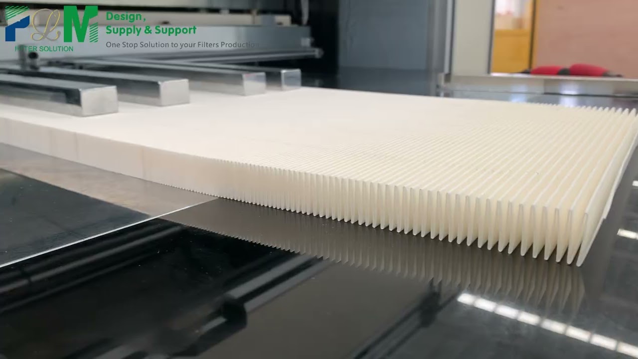 PLCZ55-1050-A Full Auto CNC Knife Paper Pleating Machine（Pleating machine）