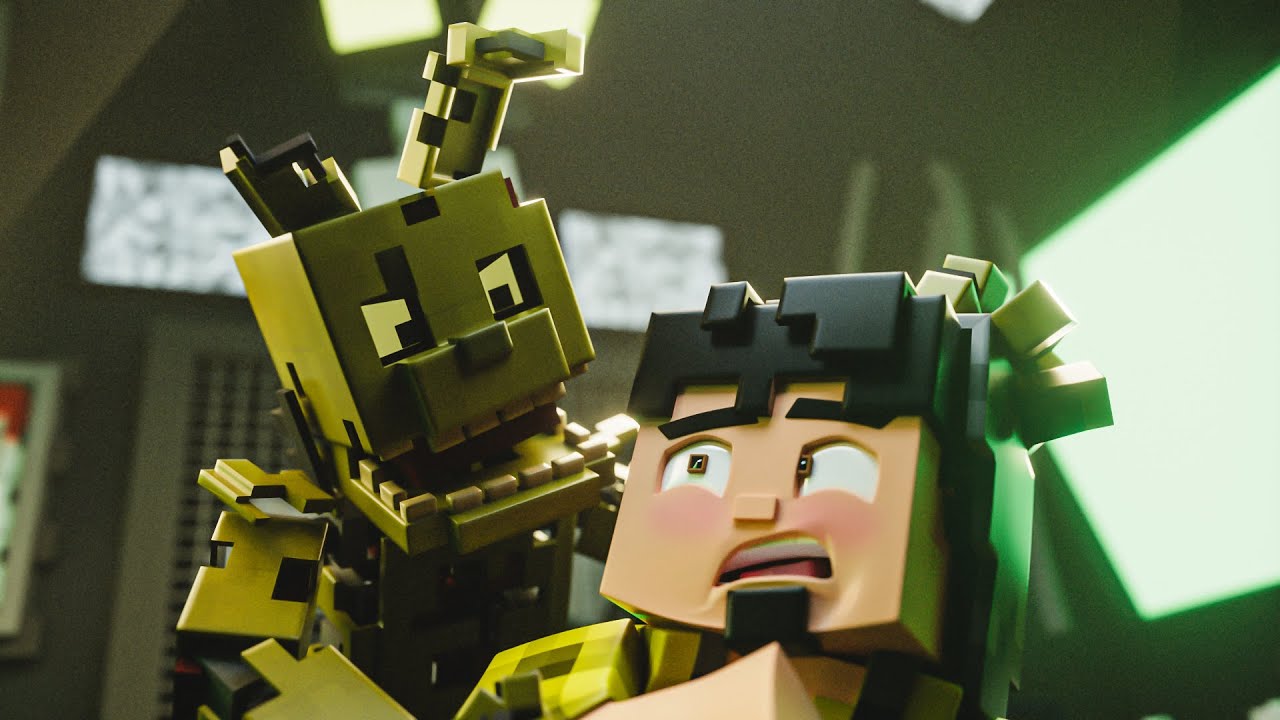 SPRINGTRAP ME ATACOU NO MINECRAFT!! (Five Nights at Freddy)