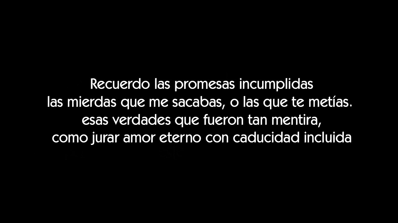 AJ - Ex cari&ntilde;o [LETRA]