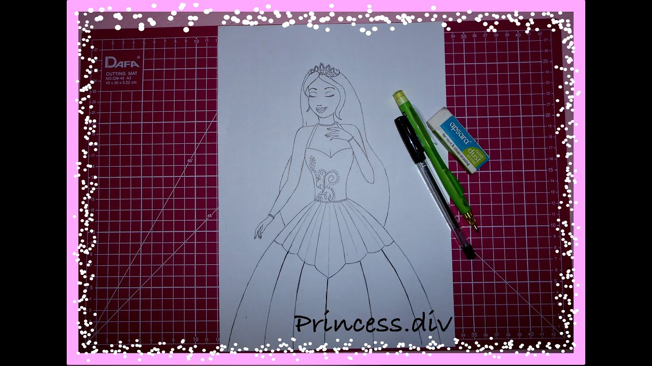 Drawing Princess Pearl(Original Character) | Indian Art Channel