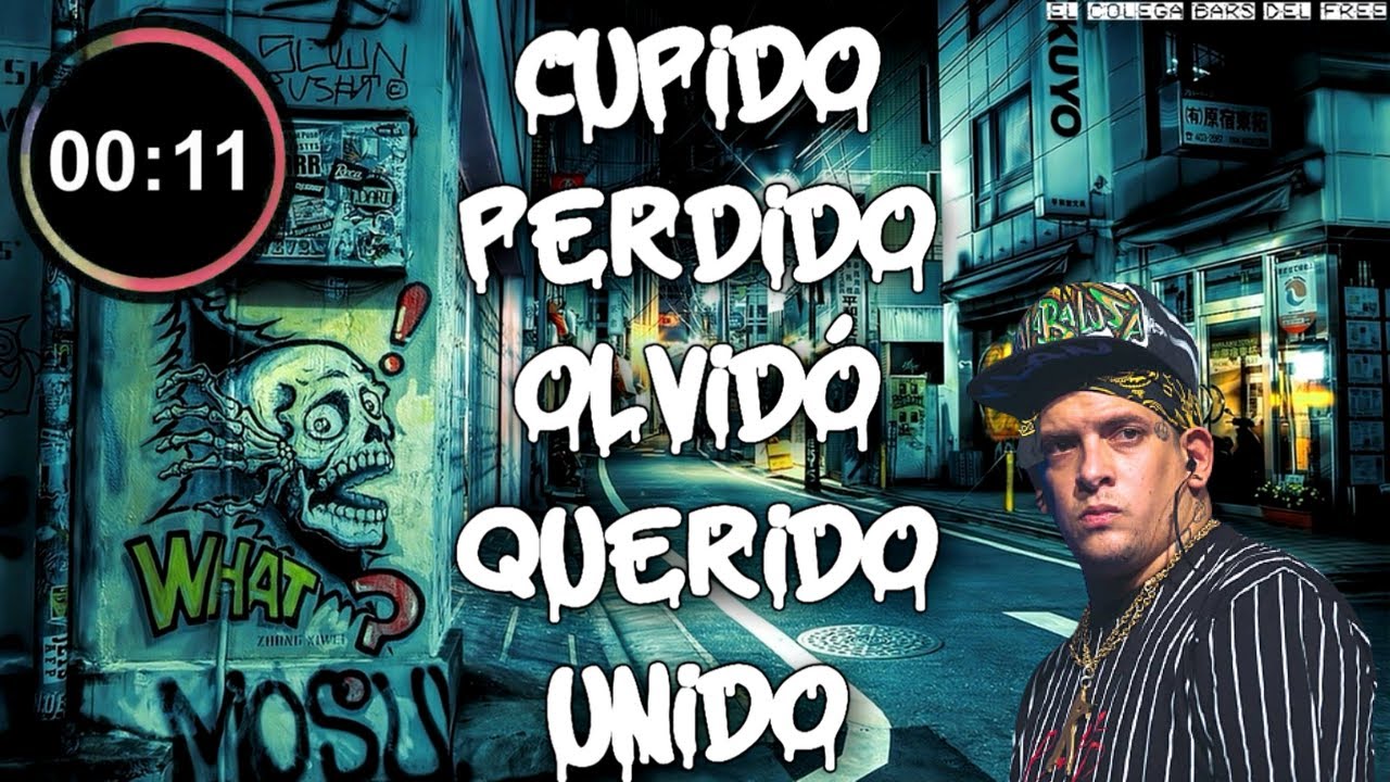 ENTRENAMIENTO de palabras a Boom Bap | APRENDE a improvisar | EL COLEGA BARS DEL FREE#2👽