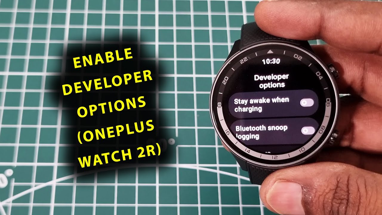 How To Enable Developer Options On OnePlus Watch 2R (Wear OS by Google)!