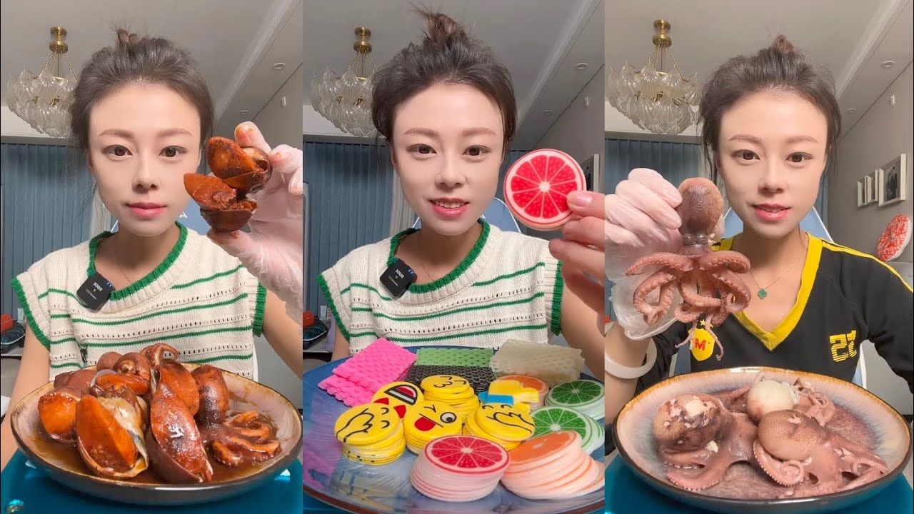You Won't Believe the Texture of These Emoji Snacks! + Spicy Seafood Mukbang 