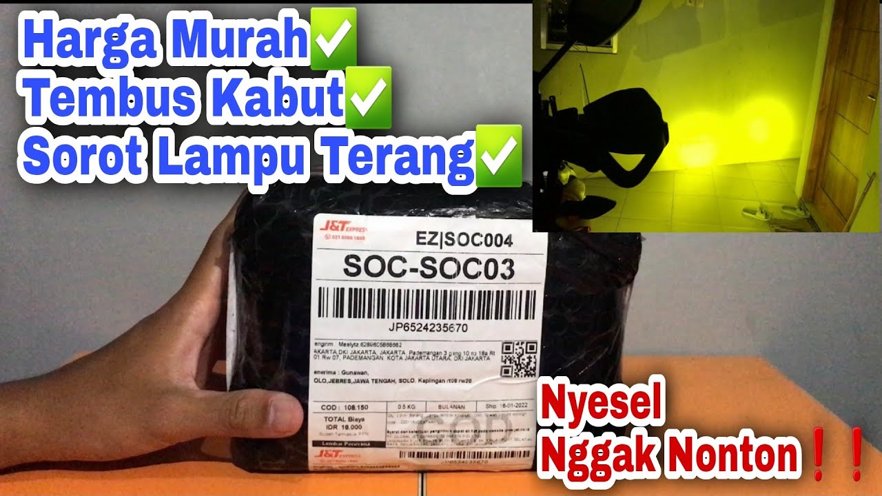 Review Lampu Touring Harga Ramah Di Kantong!! || MustofaMV
