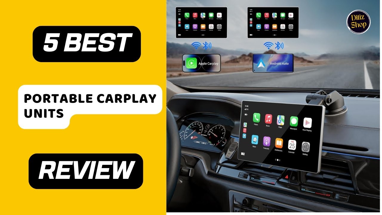 ✅ Лучшее портативное устройство CarPlay на Amazon | Обзор лучших беспроводных экранов CarPlay 202...