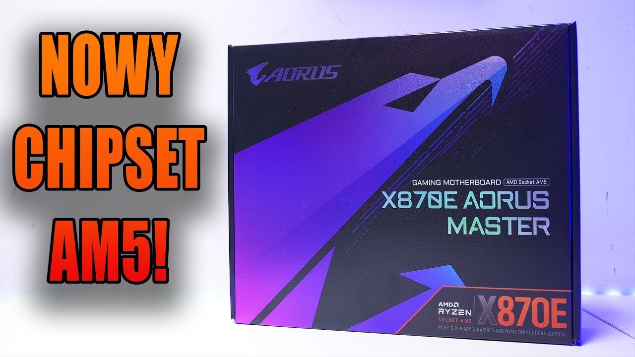 x870E AORUS MASTER - unboxing płyty na nowych chipsecie.