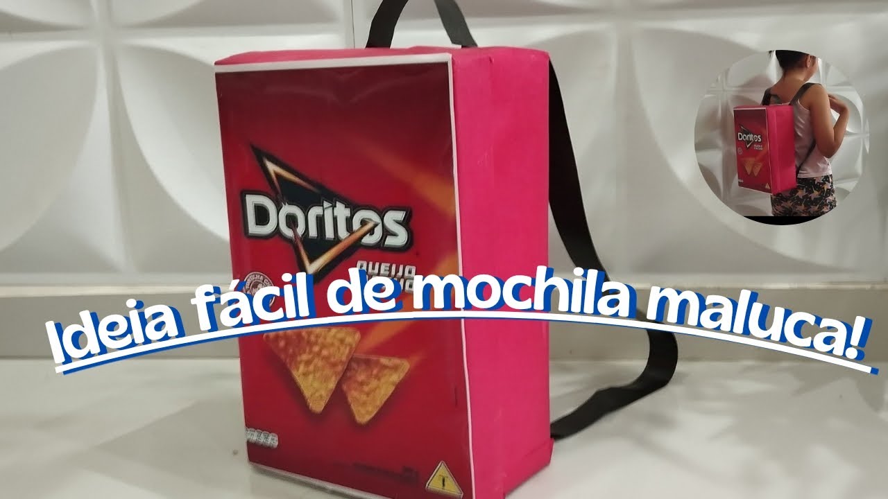 Ideia fácil de mochila maluca!