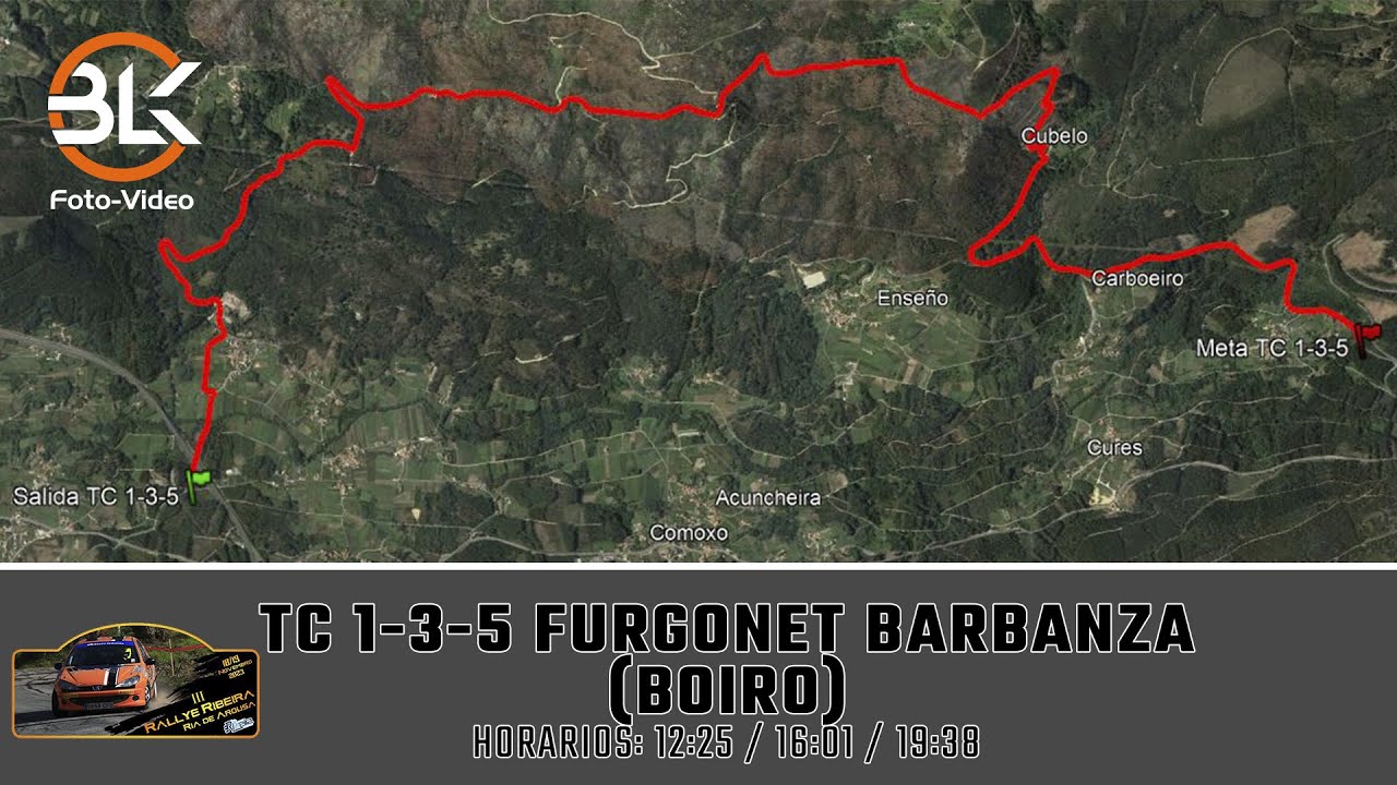 (GUIA) TC 1-3-5 Furgonet Barbanza (Boiro) | III Rallye Ribeira - Ria de Arousa