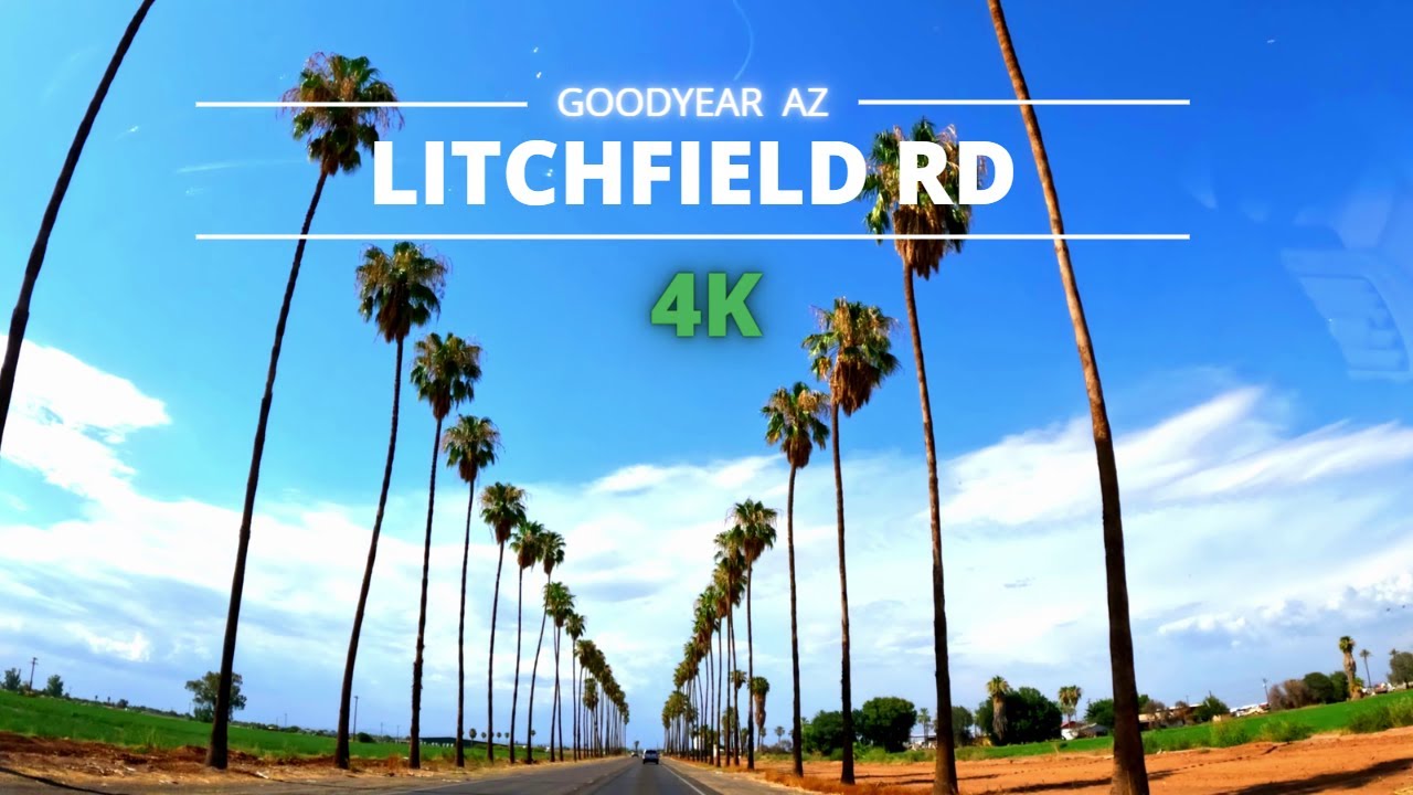 Phoenix Metro | Litchfield Road | Full Route | Northbound | Tour Driver | Goodyear Arizona | 4K UHD
