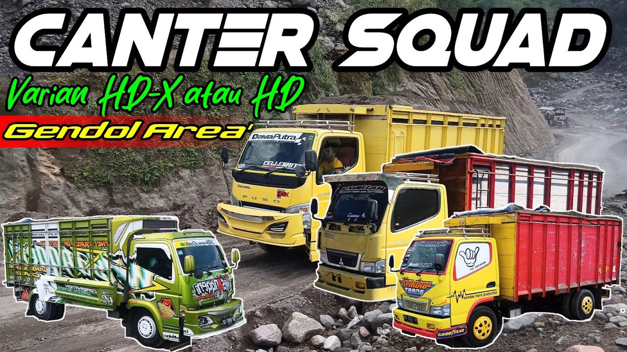 Truk Pasir Merapi - Terbukti!!! Mitsubishi Canter Juga Mampu Buat Glogor atau Ngempleng di Gendol