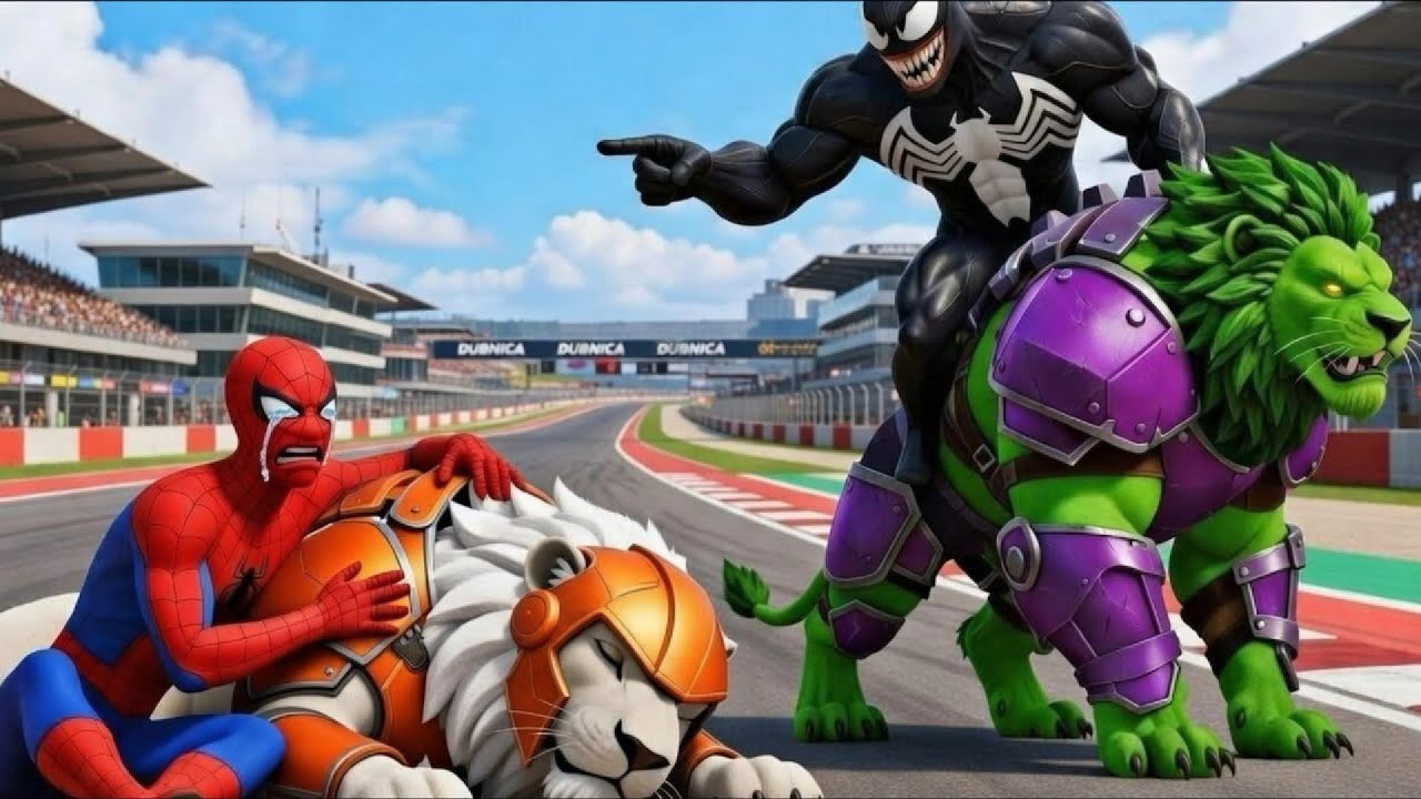 🏆💥 SPIDERMAN’s CRAZY Battle Against the Legendary Lion – Who Will Win? 😱