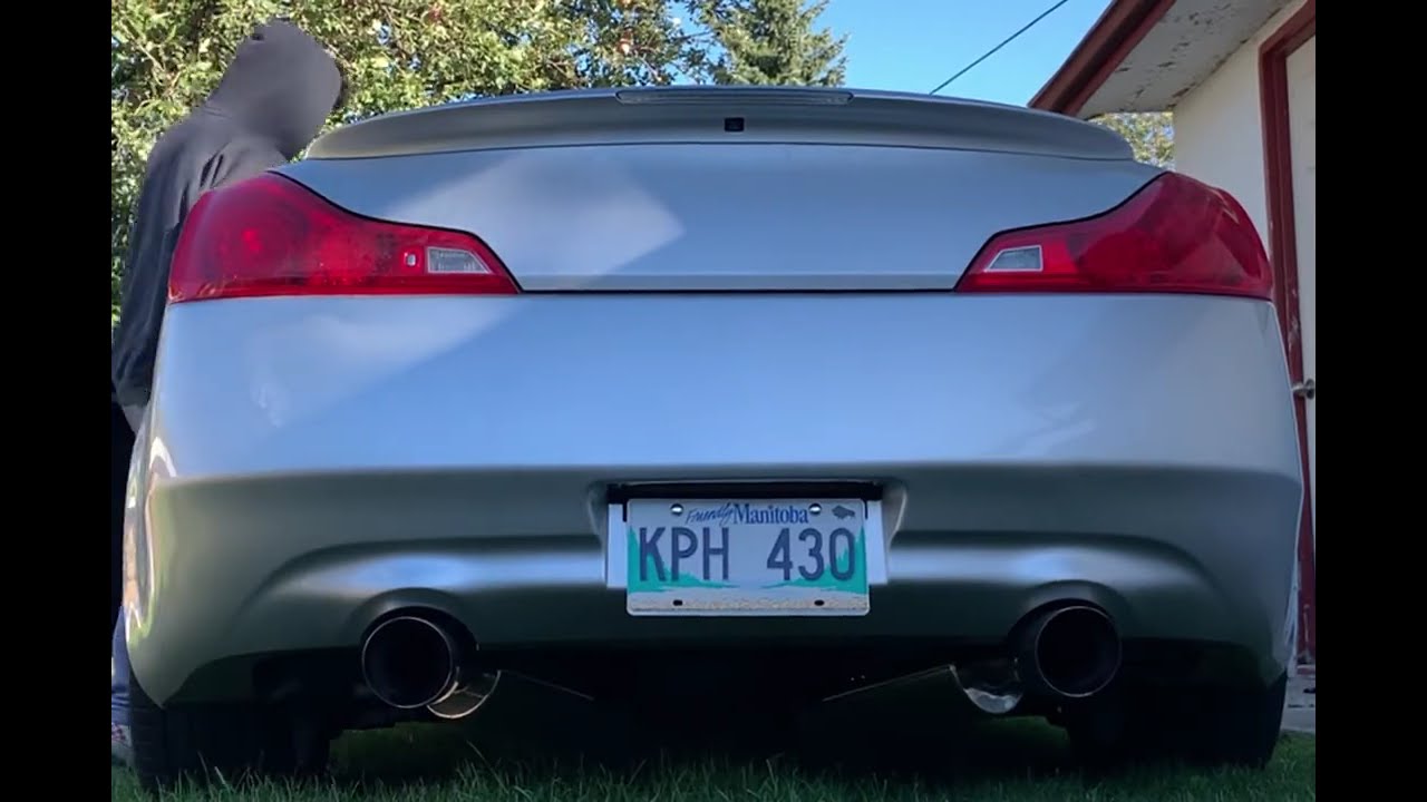 G37 Coupe Fast Intentions Exhaust w/ High Flow Cats