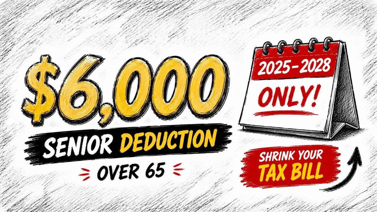 $6,000 Senior Deduction: How Retirees Over 65 Shrink Their Tax Bill (2025-2028 Only)