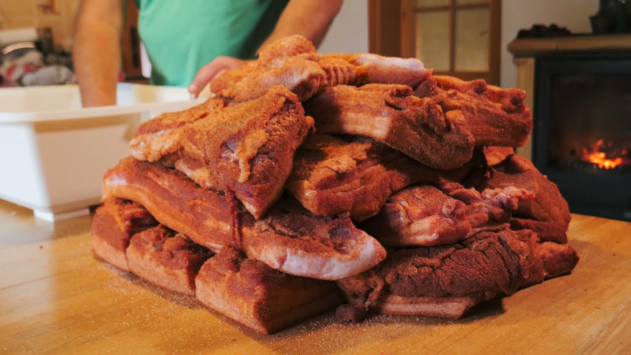 Jednoduchý Návod na Výrobu Domácí Uzené Slaniny 🥓 | Domácí Uzeniny