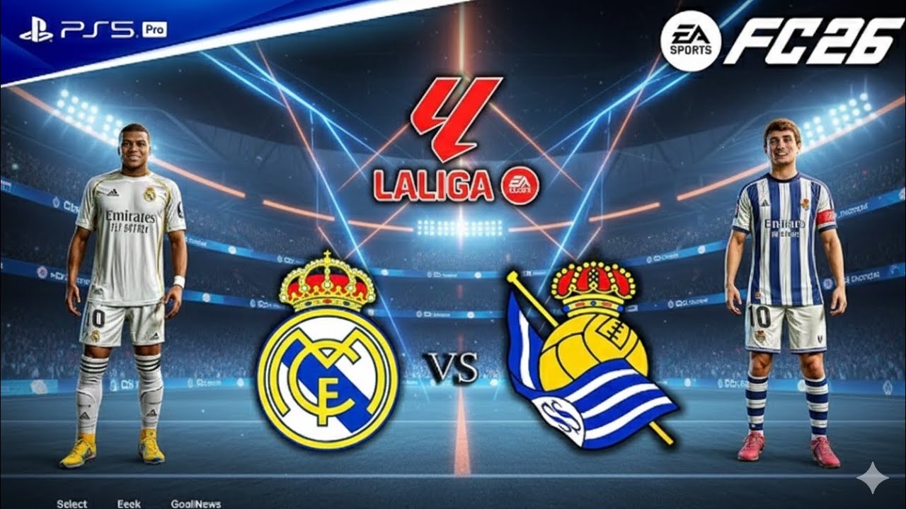 EA Sports FC 26 – Real Madrid vs Real Sociedad 🔥 Next-Gen PS5 Gameplay | LaLiga Full Match & Goals