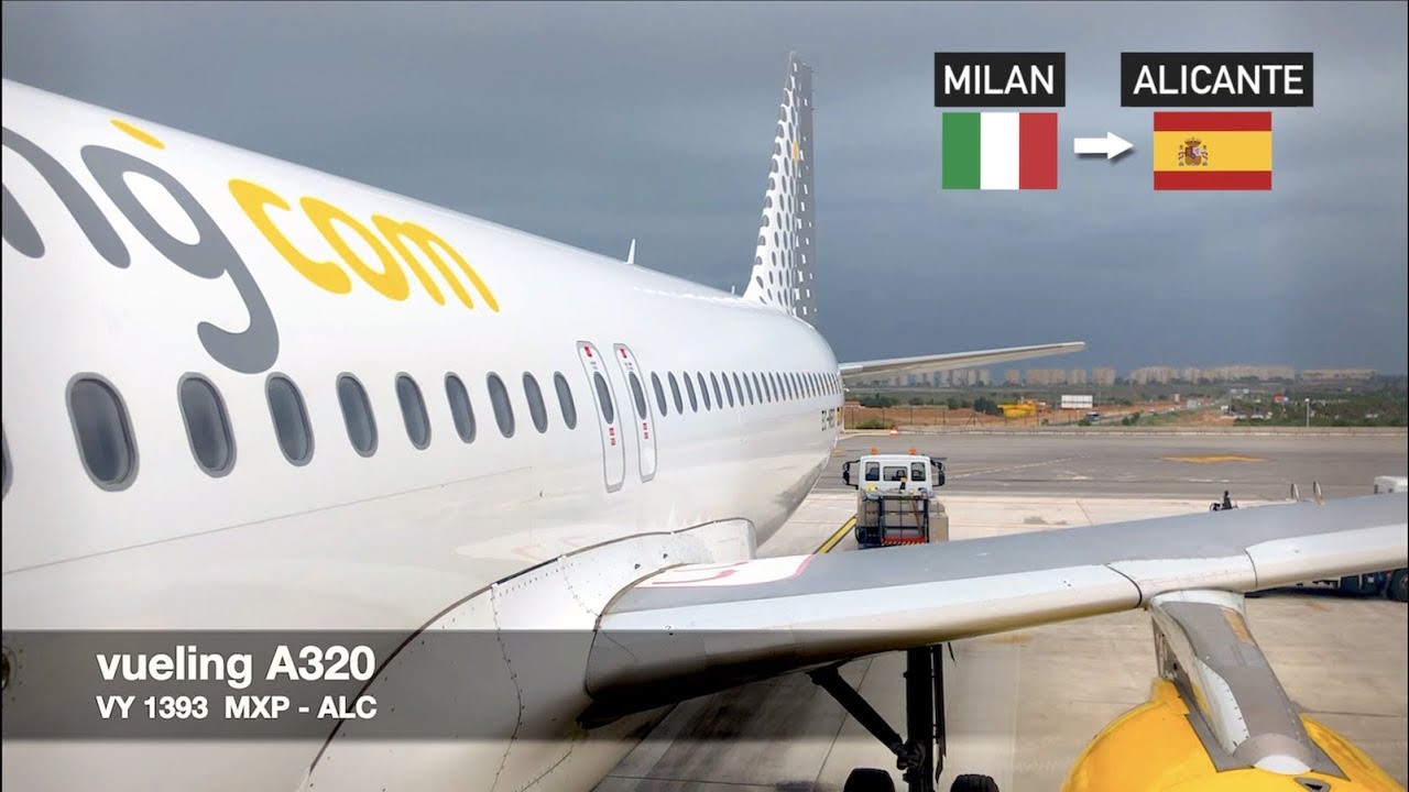 TRIP REPORT | Vueling A320 | Milan MXP ✈ Alicante | Space Plus seat