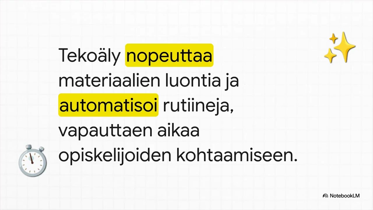 Tekoäly opettajan tukiälynä